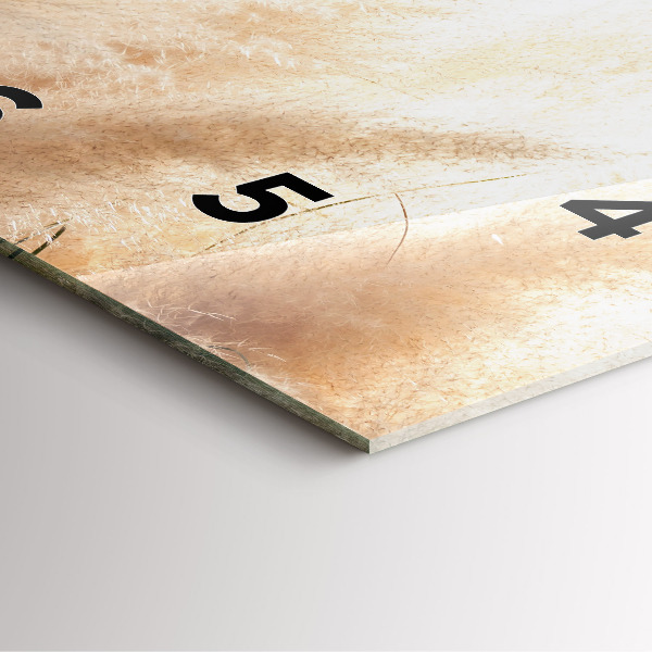 Reloj de pared cuadrado Grano abstracto