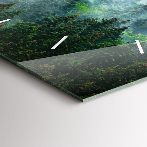 Reloj cuadrado Bosque brumoso