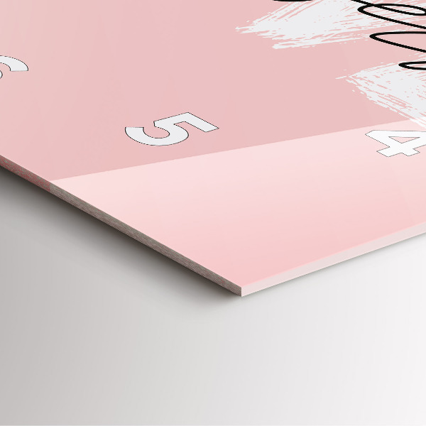 Reloj cuadrado Inscripción Love yourself