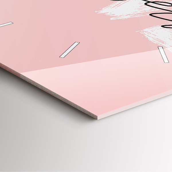 Reloj cuadrado Inscripción Love yourself