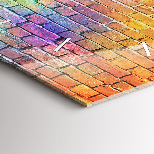 Reloj cuadrado Pared pintada