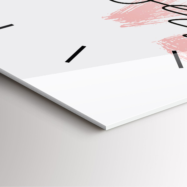 Reloj de pared cuadrado Inscripción ámate a ti mismo