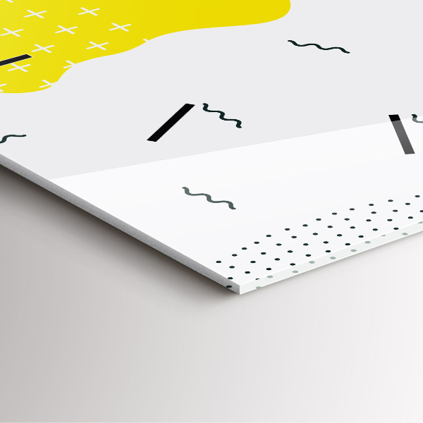 Reloj cuadrado POP abstracto