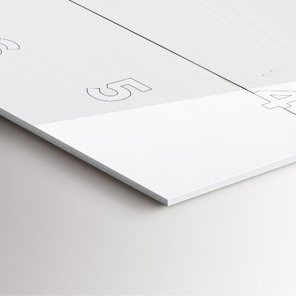 Reloj cuadrado Inscripción de una casa