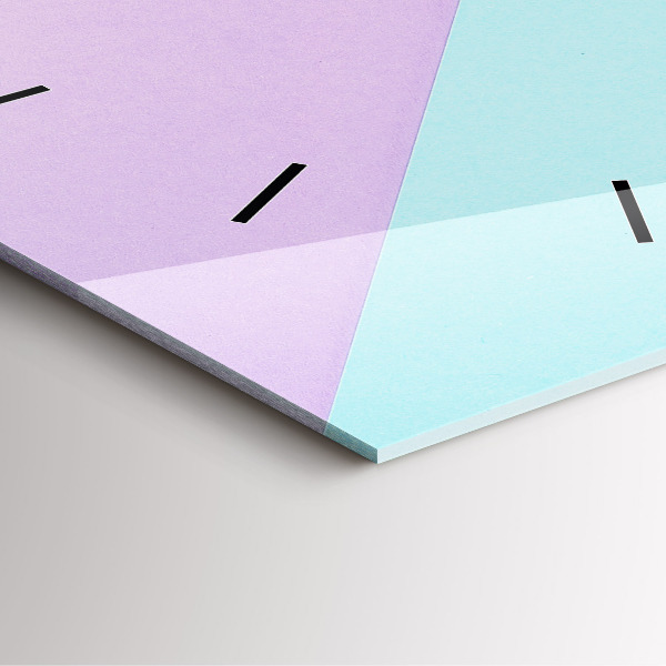 Reloj cuadrado Patrón pastel