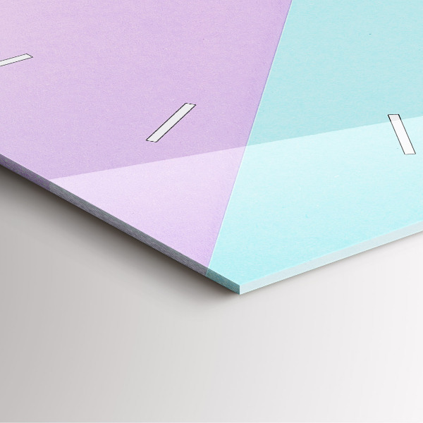 Reloj cuadrado Patrón pastel