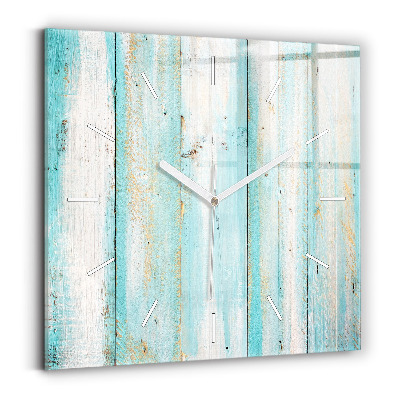 Reloj cuadrado Tablas azules