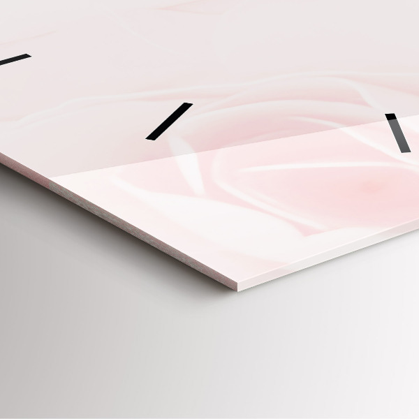 Reloj de pared cuadrado Rosas en flor