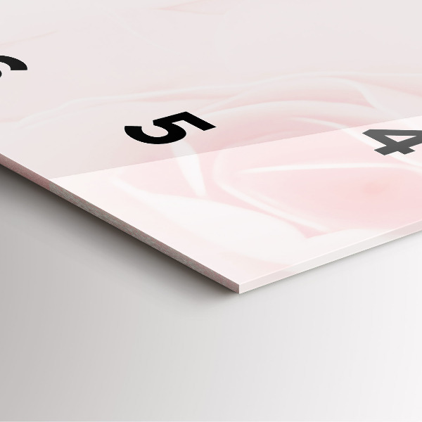 Reloj de pared cuadrado Rosas en flor