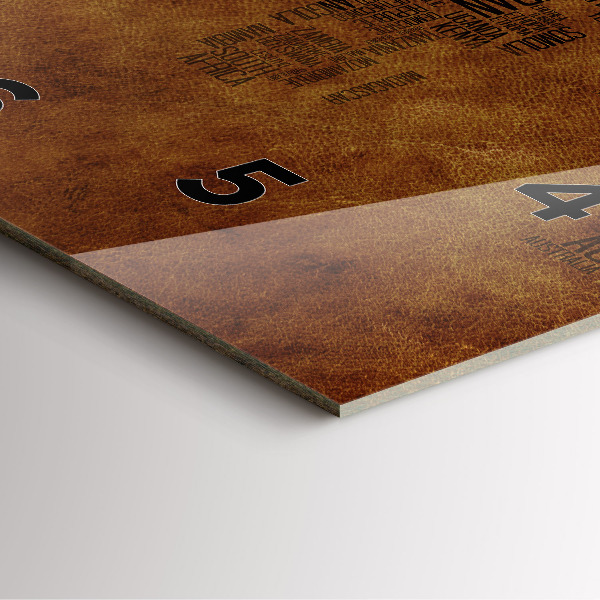 Reloj de pared cuadrado Mapa con nombres de países