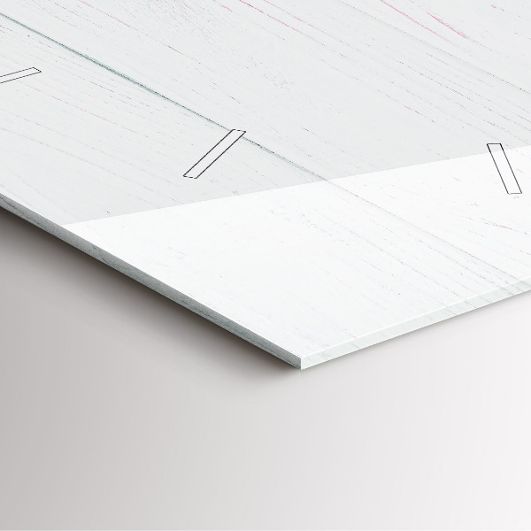 Reloj de pared cuadrado Flores de primavera