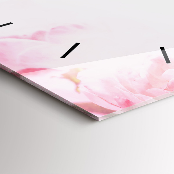 Reloj cuadrado Flores en flor