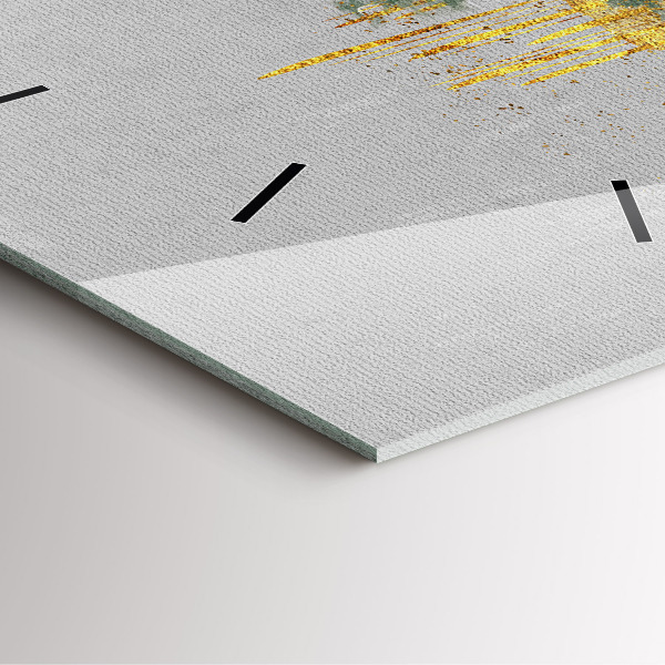 Reloj cuadrado Motivo decorativo