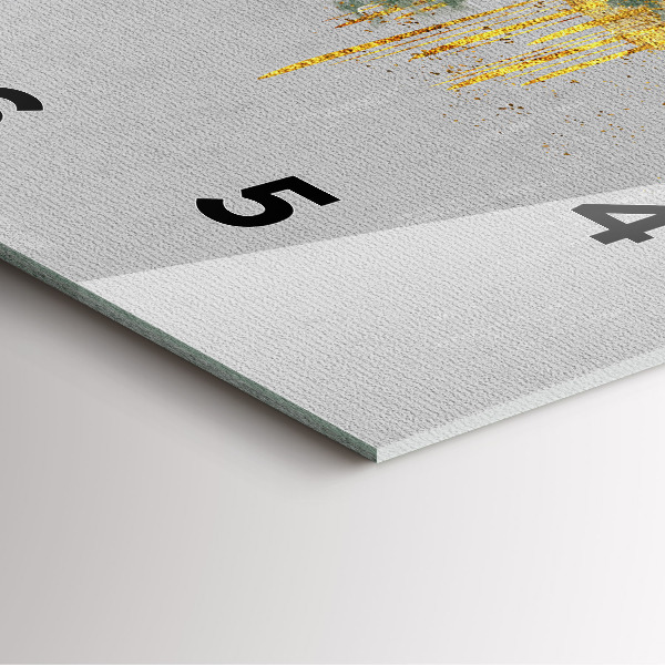 Reloj cuadrado Motivo decorativo