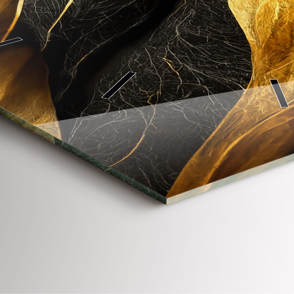 Reloj de pared cuadrado Abstracción elegante