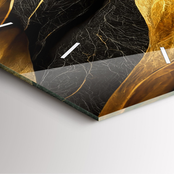 Reloj de pared cuadrado Abstracción elegante