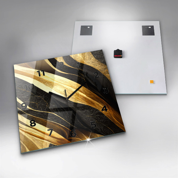 Reloj de pared cuadrado Abstracción elegante