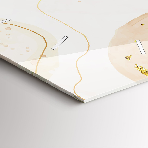 Reloj de pared cuadrado Manchas de acuarela