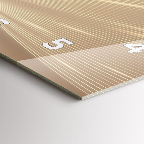 Reloj de pared cuadrado Luz abstracta