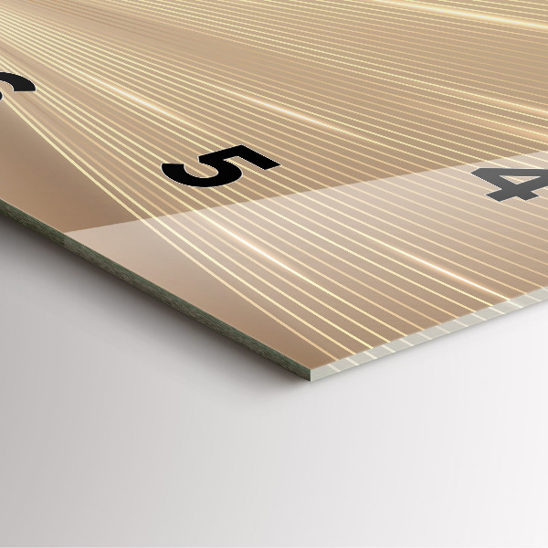 Reloj de pared cuadrado Luz abstracta