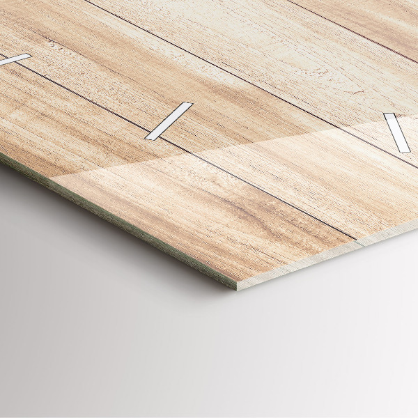 Reloj de pared cuadrado Textura de madera