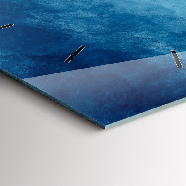 Reloj cuadrado Agua abstracta