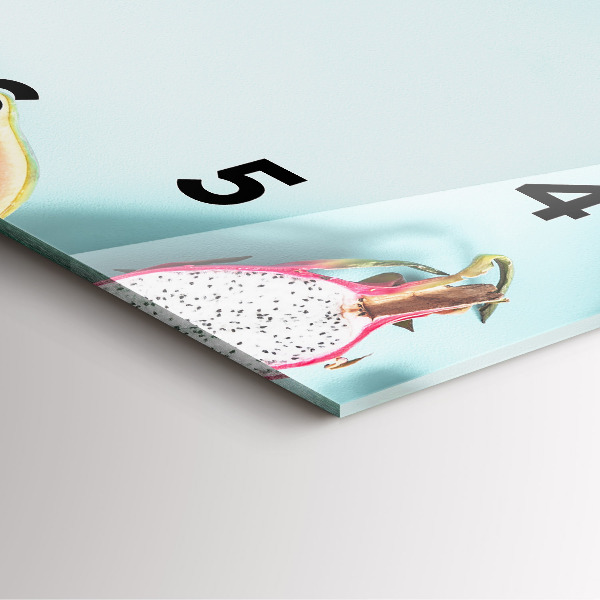 Reloj cuadrado Composición de verano