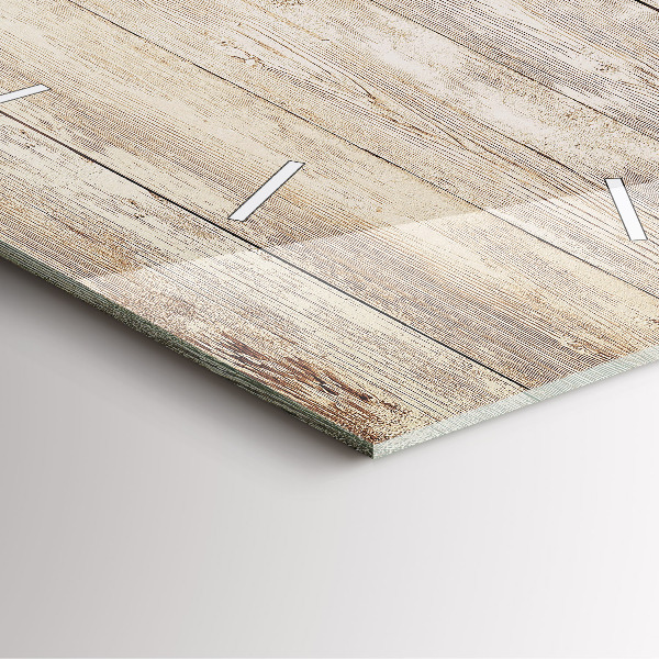 Reloj de pared cuadrado Paneles de madera