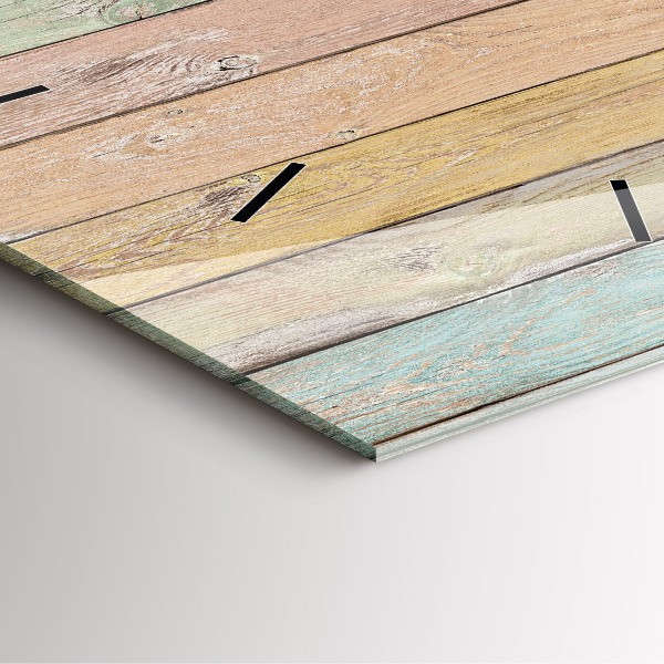 Reloj cuadrado Tablas de colores