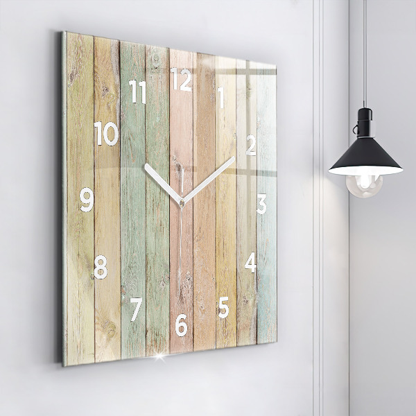 Reloj cuadrado Tablas de colores