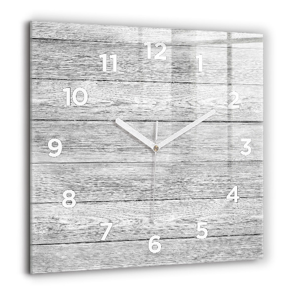 Reloj de pared cuadrado Paneles de madera