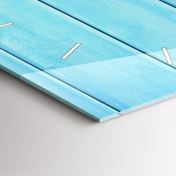 Reloj de pared cuadrado Accesorios de playa y tablas