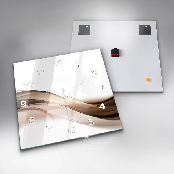 Reloj de pared cuadrado Línea abstracta
