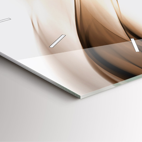 Reloj de pared cuadrado Línea abstracta