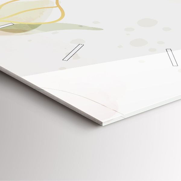 Reloj cuadrado Pastel abstracto