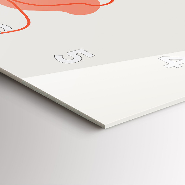 Reloj de pared cuadrado Plantas hawaianas