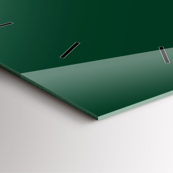 Reloj cuadrado Botella de color verde