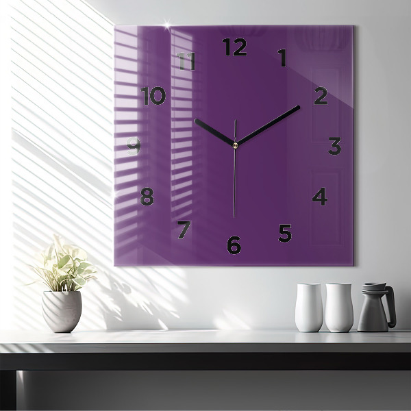 Reloj cuadrado Color morado