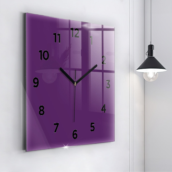 Reloj cuadrado Color morado
