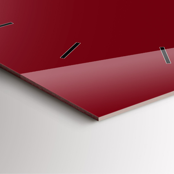 Reloj cuadrado Color burdeos