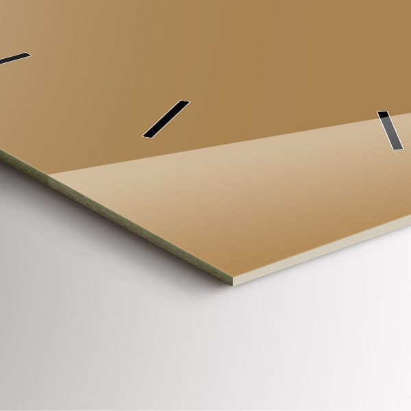 Reloj cuadrado Color beige oscuro