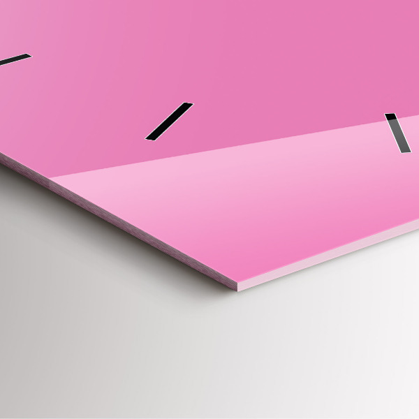 Reloj cuadrado Color rosa