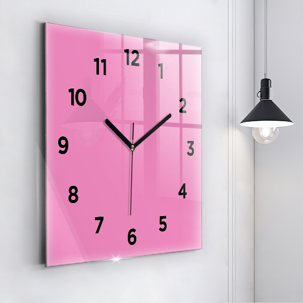 Reloj cuadrado Color rosa