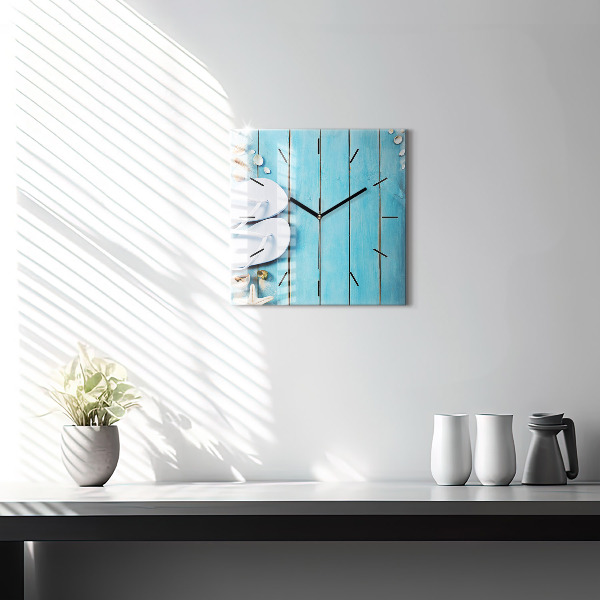 Reloj de pared cuadrado Accesorios navideños