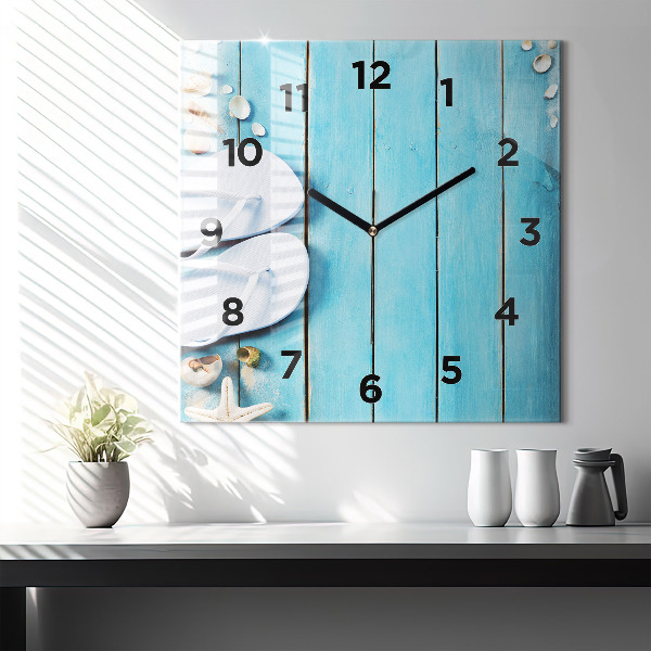 Reloj de pared cuadrado Accesorios navideños
