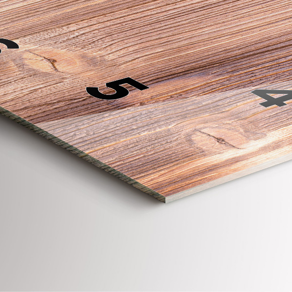 Reloj de pared cuadrado Pimentón