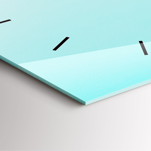 Reloj cuadrado Palmeras verdes