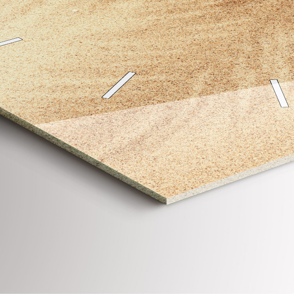 Reloj de pared cuadrado Abstracción dorada