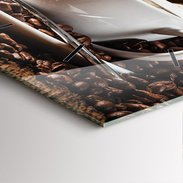 Reloj cuadrado Taza de café