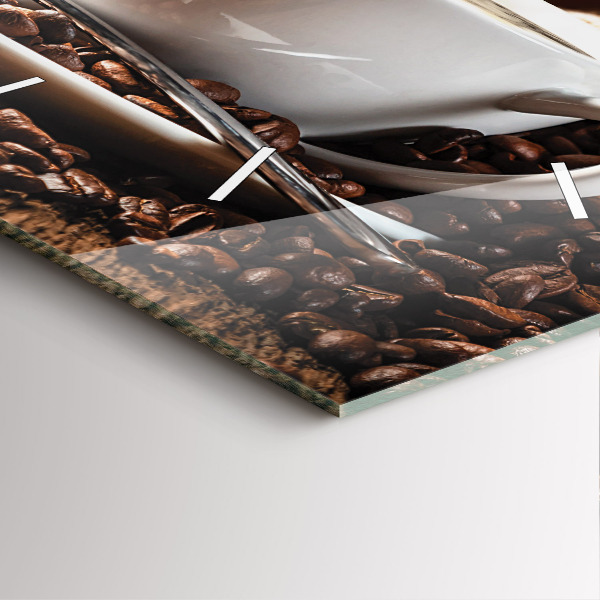 Reloj cuadrado Taza de café